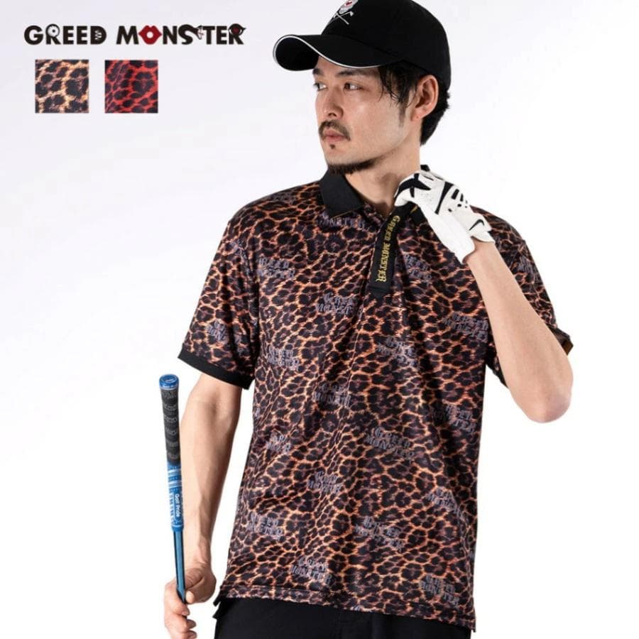 【Men's】オリジナルレオパード ポロ