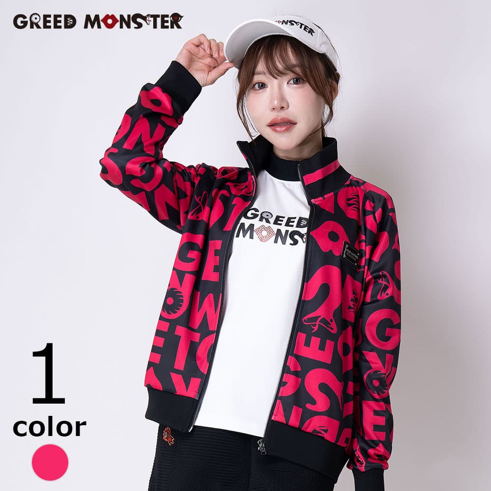 【Women's】総柄プリント トラックJK