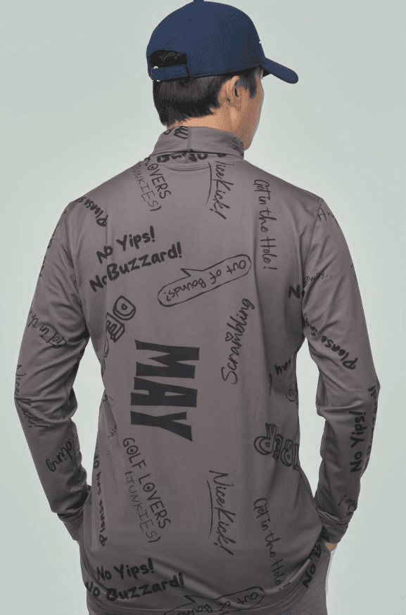【Men's】グラフィックタートルネック