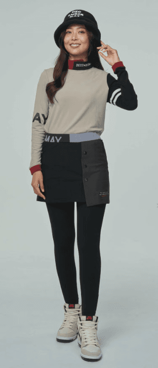【Women's】バイカラースカート