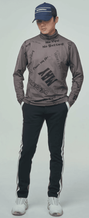 【Men's】グラフィックタートルネック