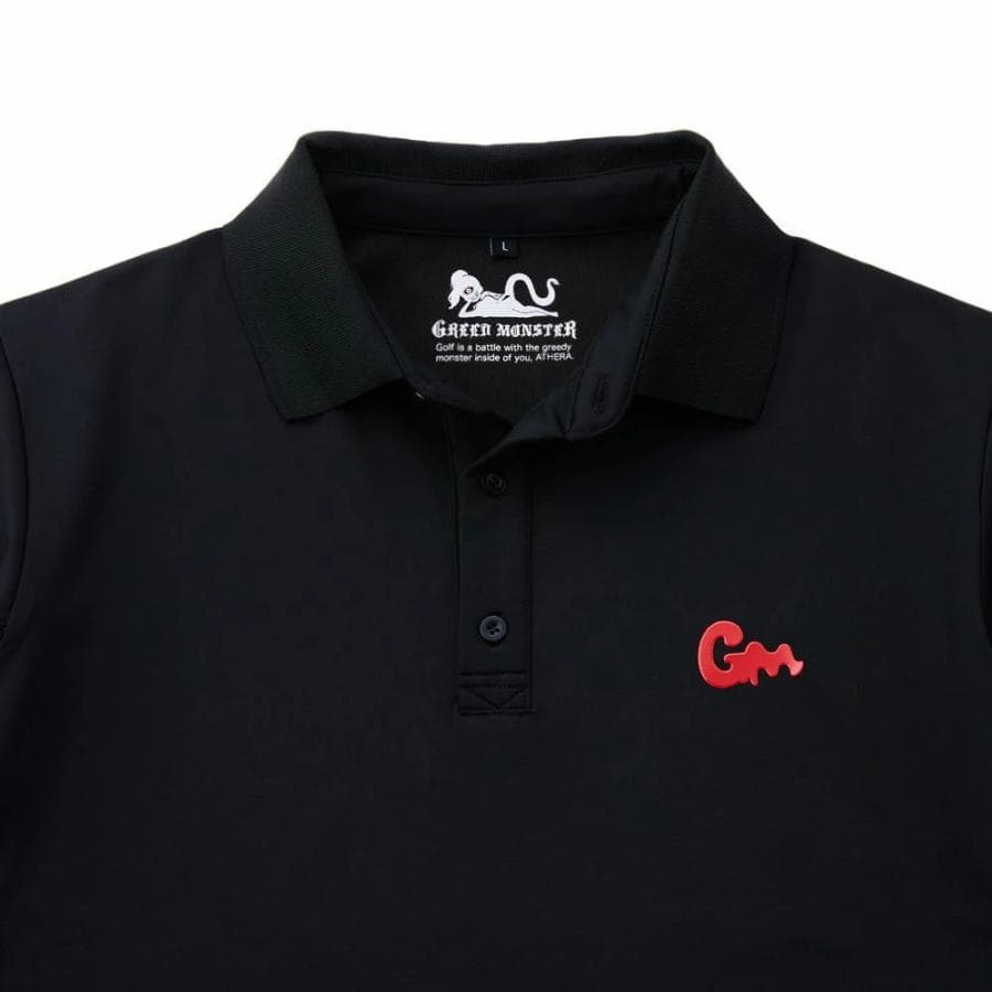 【Men's】バッグボディパネルプリント ポロ