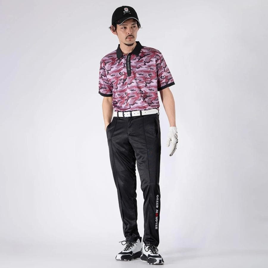 【Men's】アテラカモフラージュ メッシュポロ