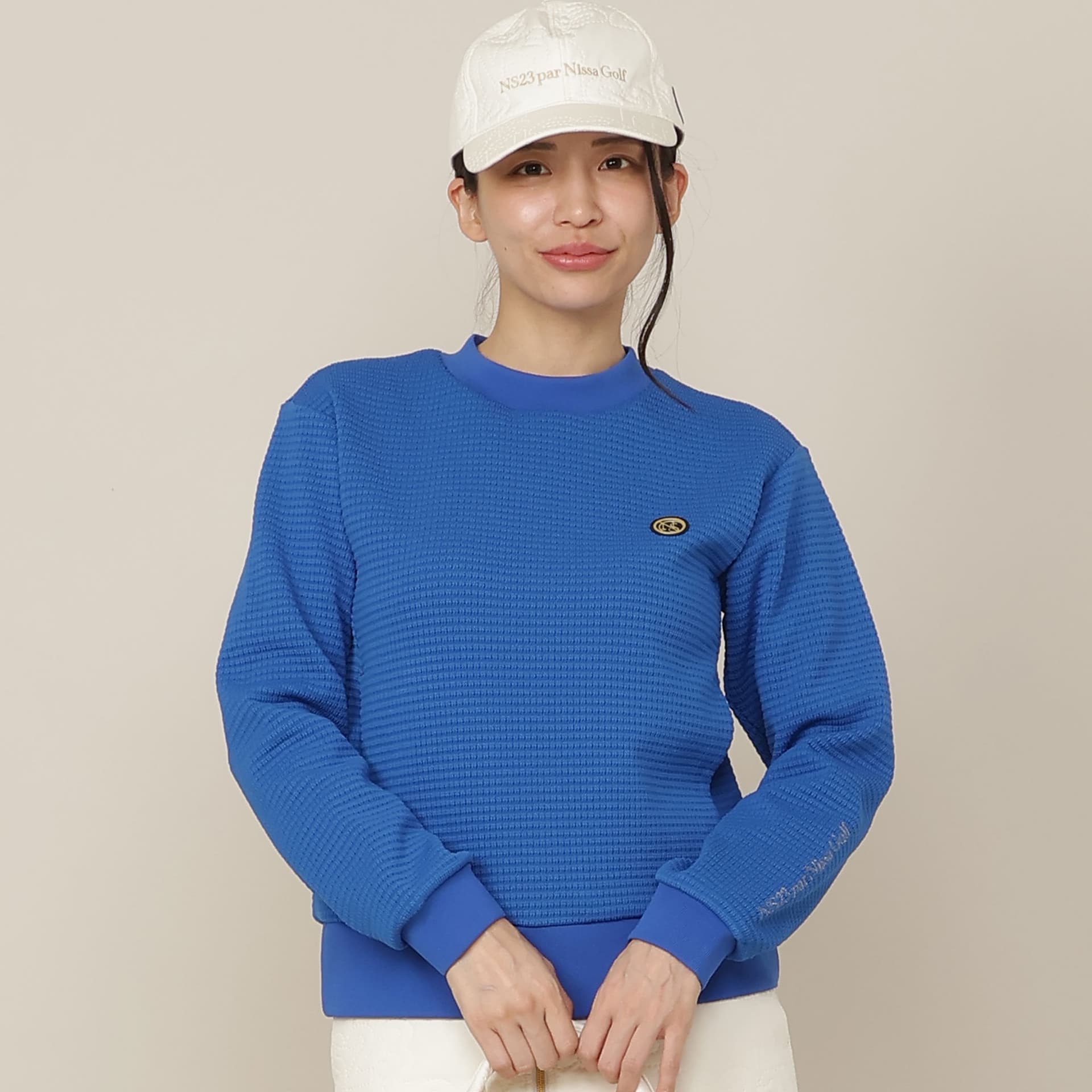 【Women's】ニット風Wフェイスプルオーバー