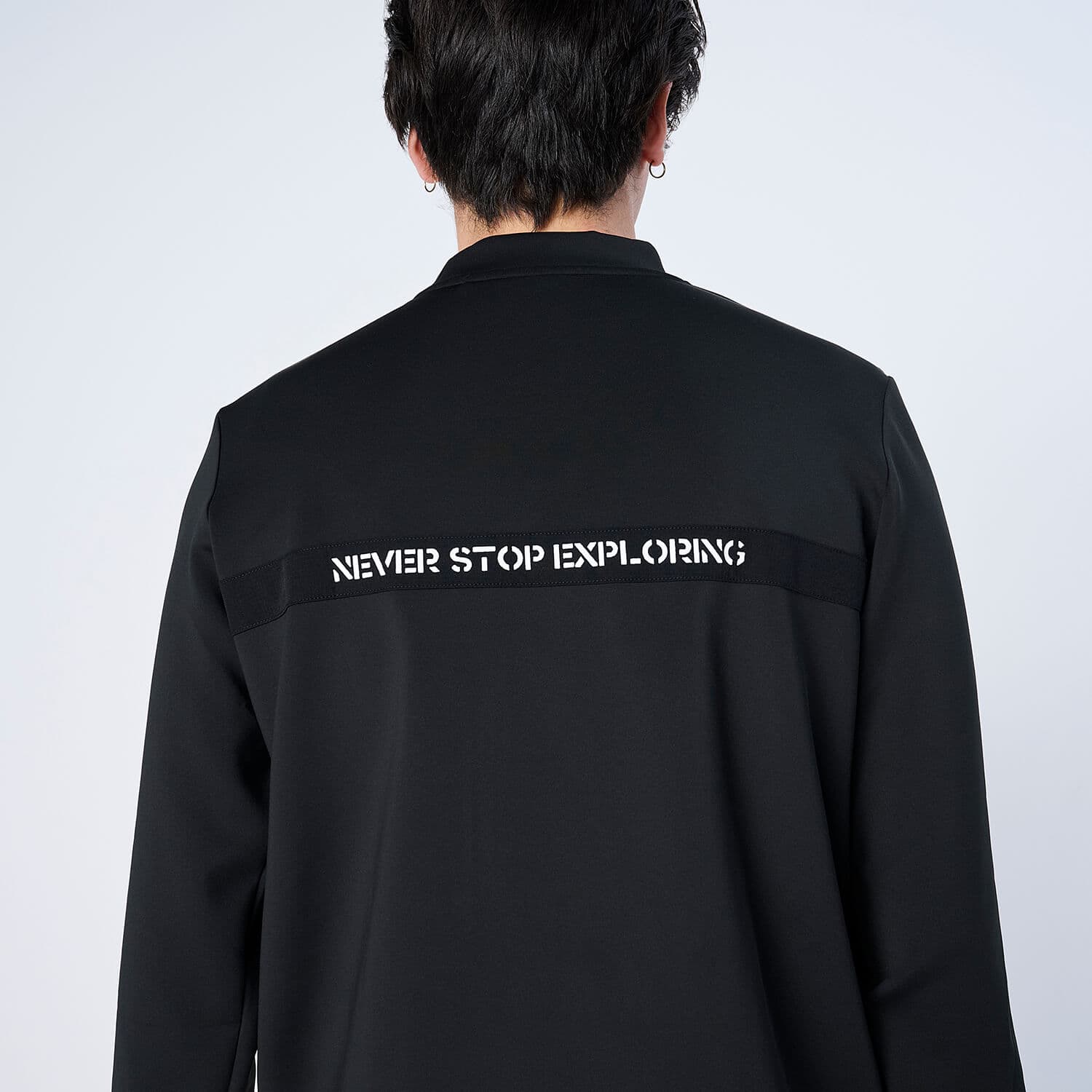 【Unisex】XLMK-PKT(ウルトラストレッチ モックネック ロングスリーブシャツ)