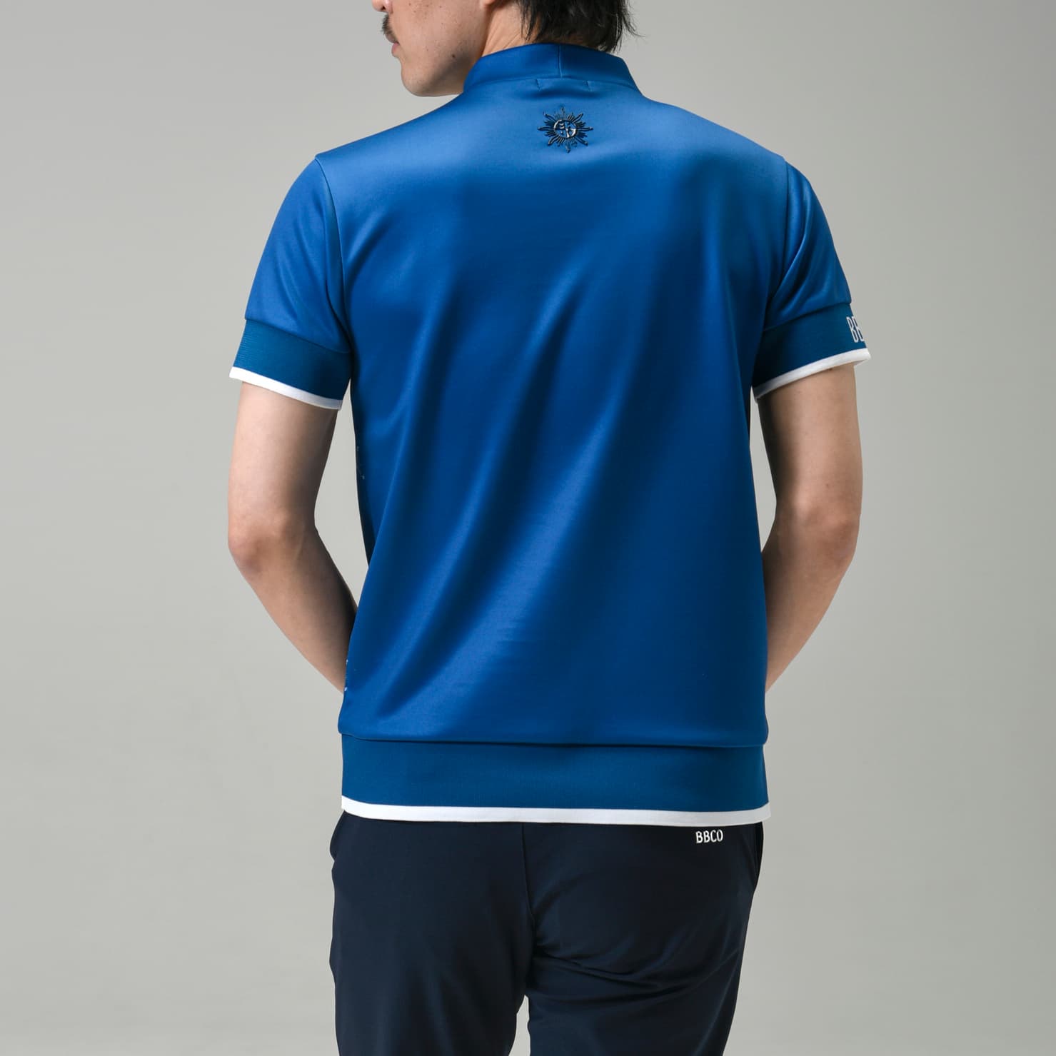 【Men's】半袖モックネック(2505)