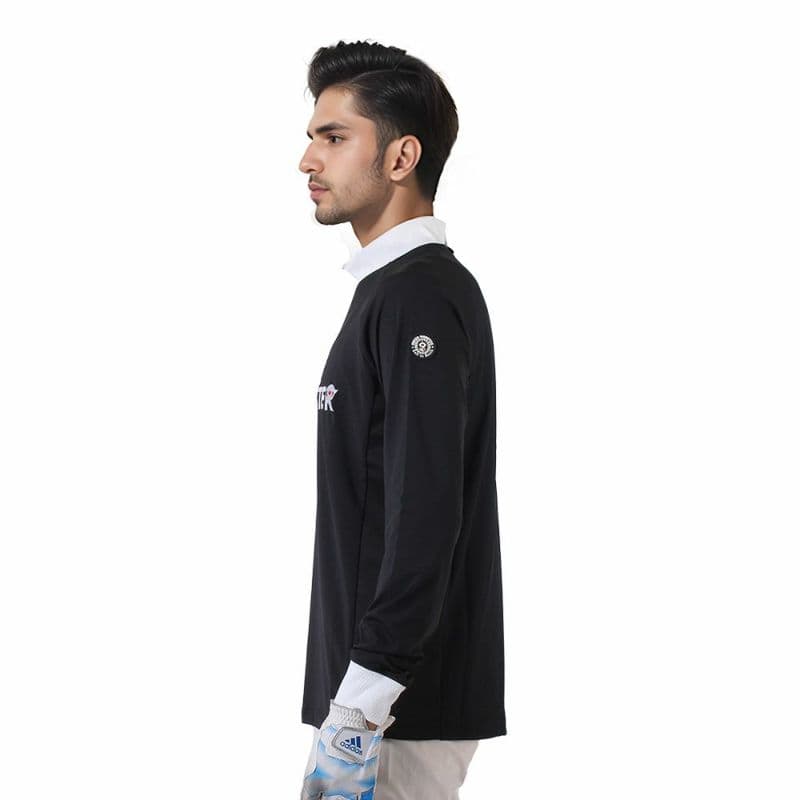 【Men's】マルチパターンロゴ モック長袖CU