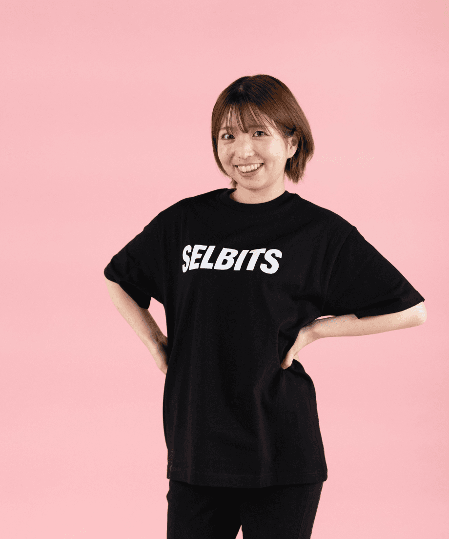【Unisex】SELBITS LOGO TEE ”black”