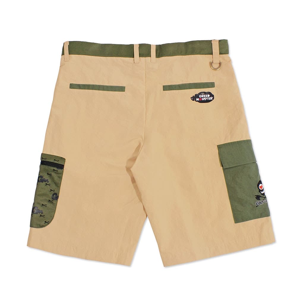 【Men's】カラーポケット ハーフパンツ