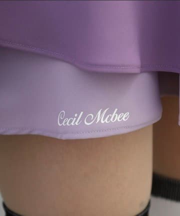【Women's】Two-Tier Flare Skirt