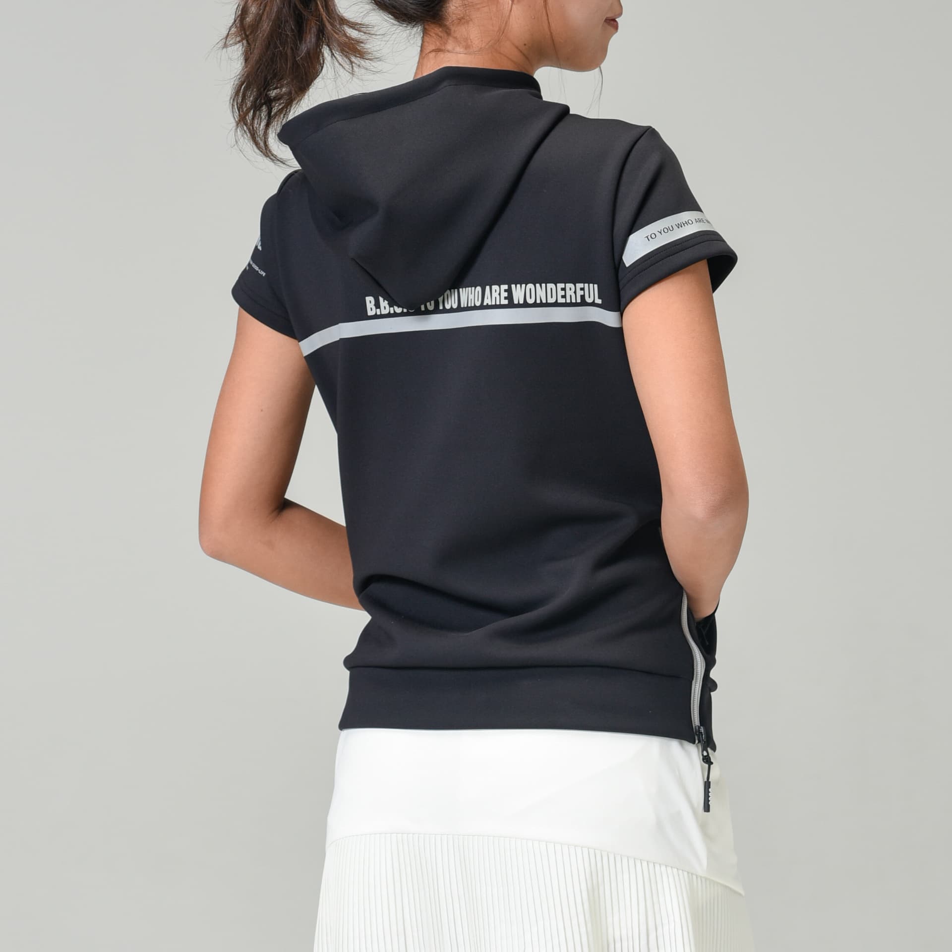 【Women's】半袖パーカー(2503)