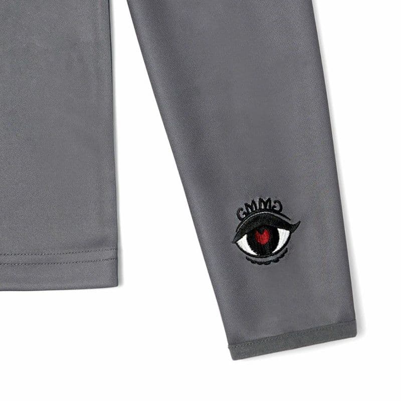 【Women's】レースパッチロゴ モック長袖CU