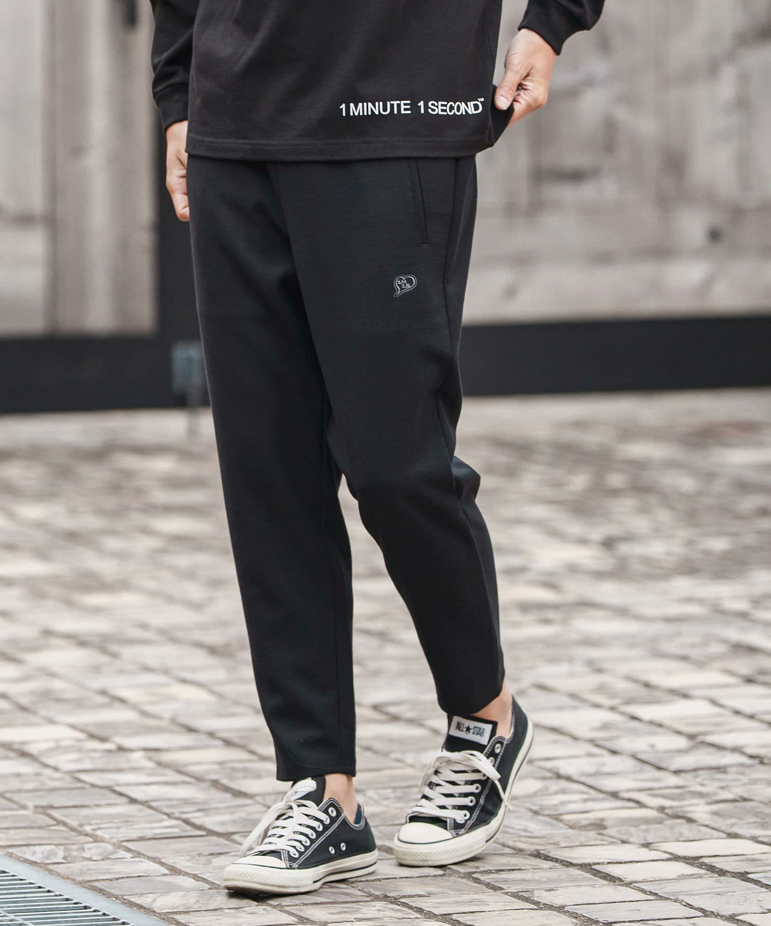 【Men's】テーパードスラックスパンツ