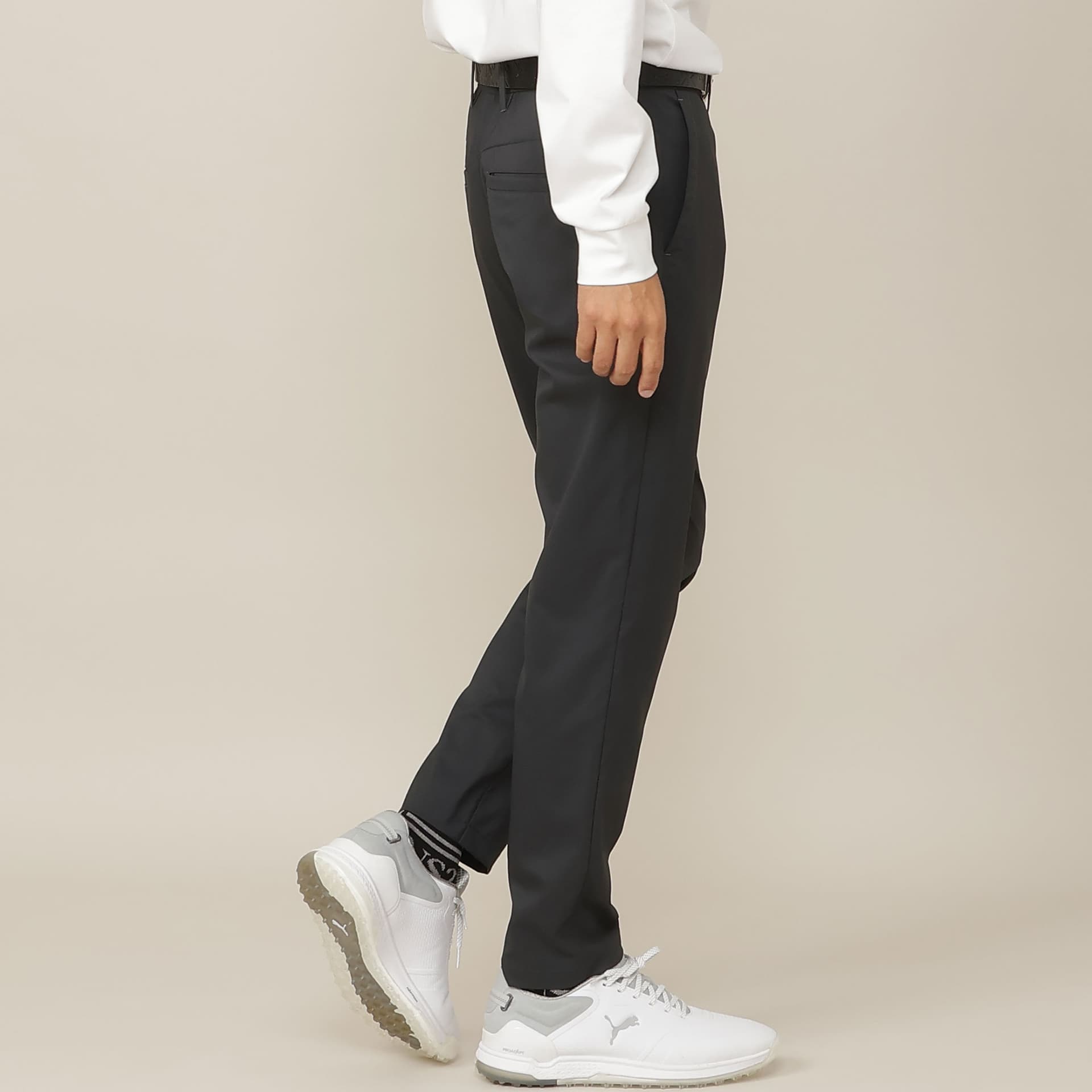 【Men's】【接触冷感/UVカット/透け防止】超フルダル遮熱パンツ