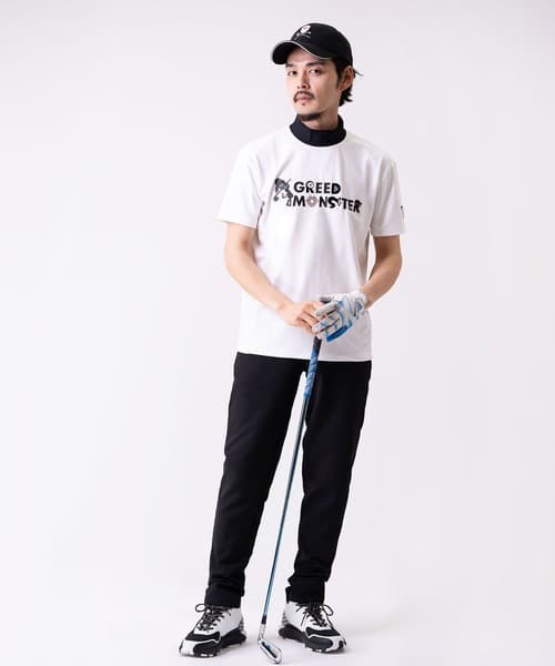 【Men's】マルチパターンロゴ モックT