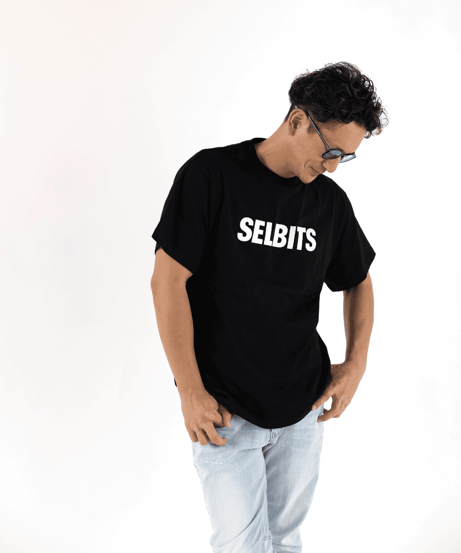 【Unisex】SELBITS LOGO TEE ”black”