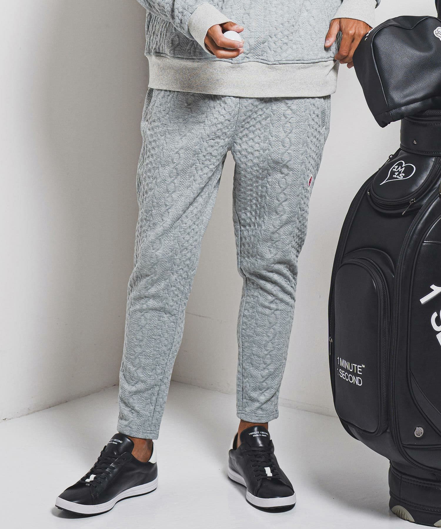 【Men's】ケーブルニットパンツ