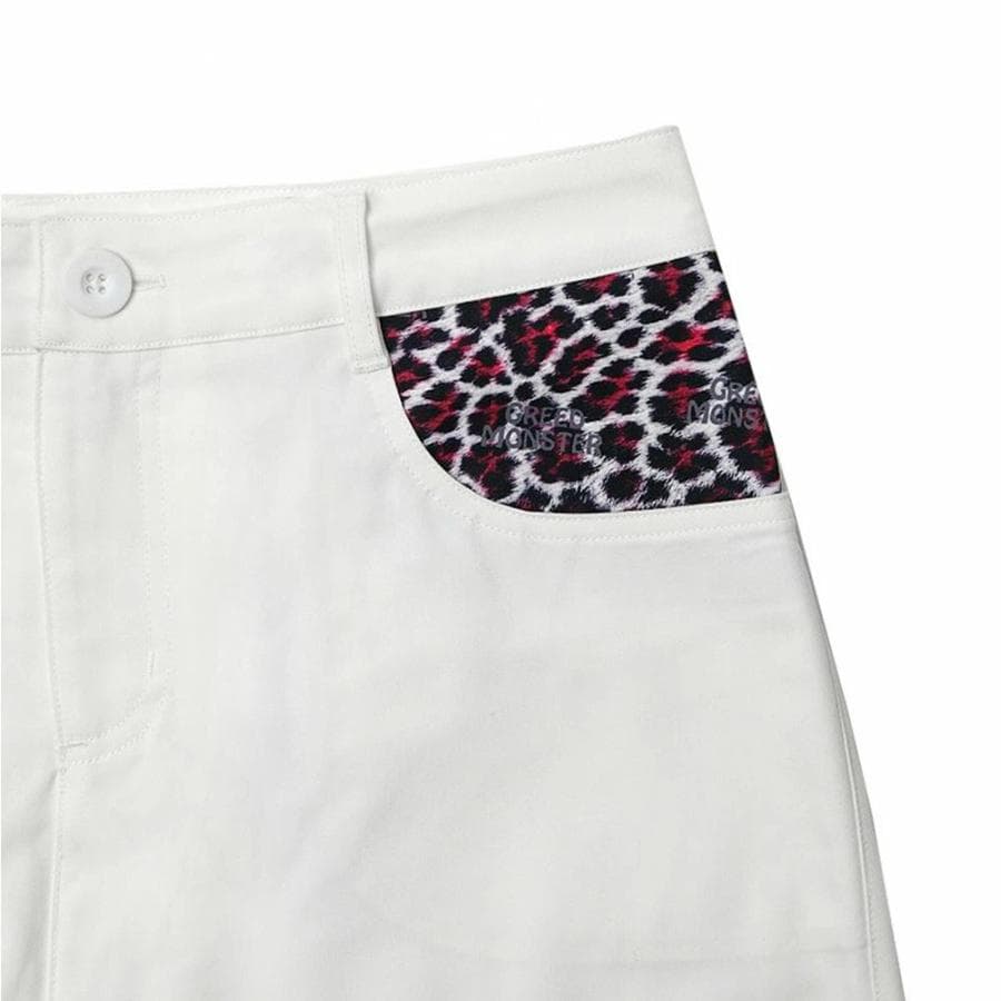 【Women's】レオパードポケット スカートパンツ