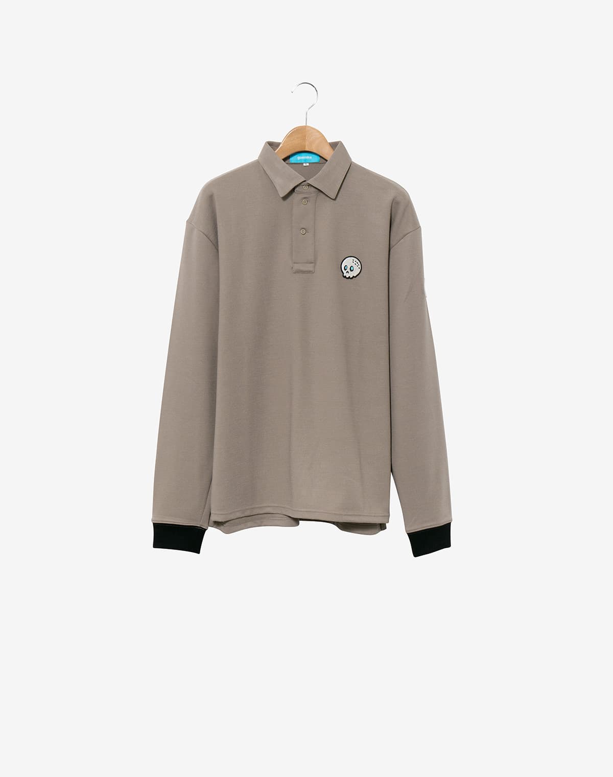 【Unisex】LOST BALL L/S Wool Polo Shirt