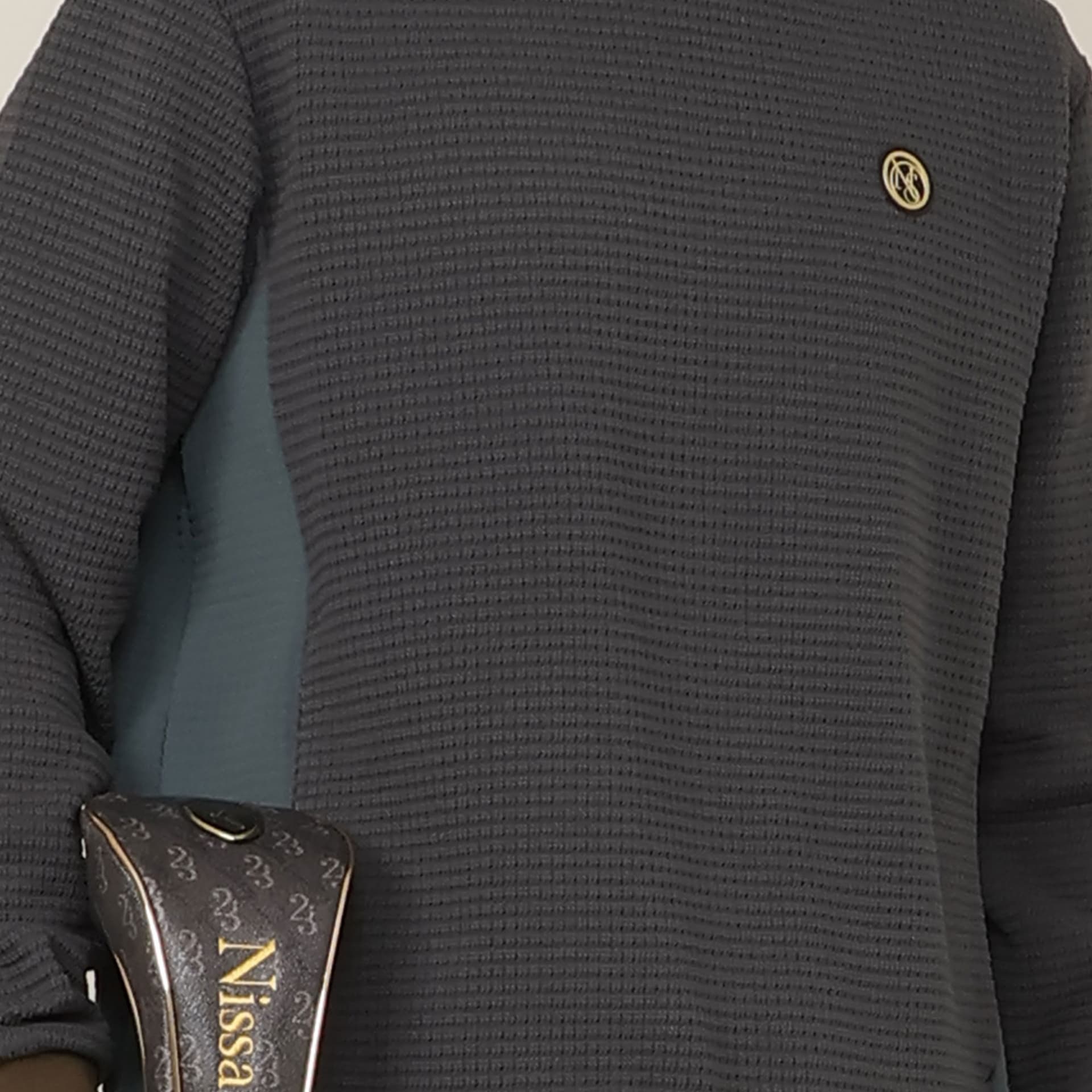 【Men's】ニット風Wフェイスプルオーバー