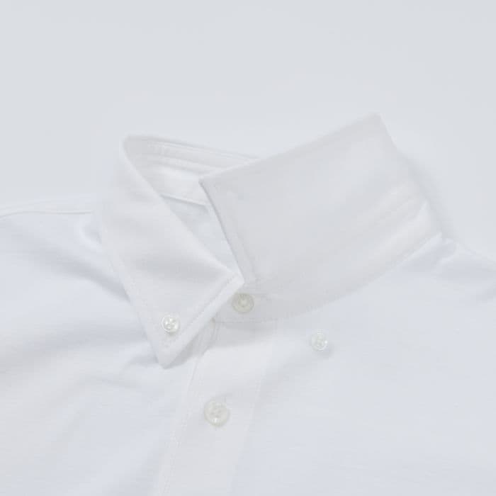 【Men's】ボタンダウンクイックドライ天竺半袖