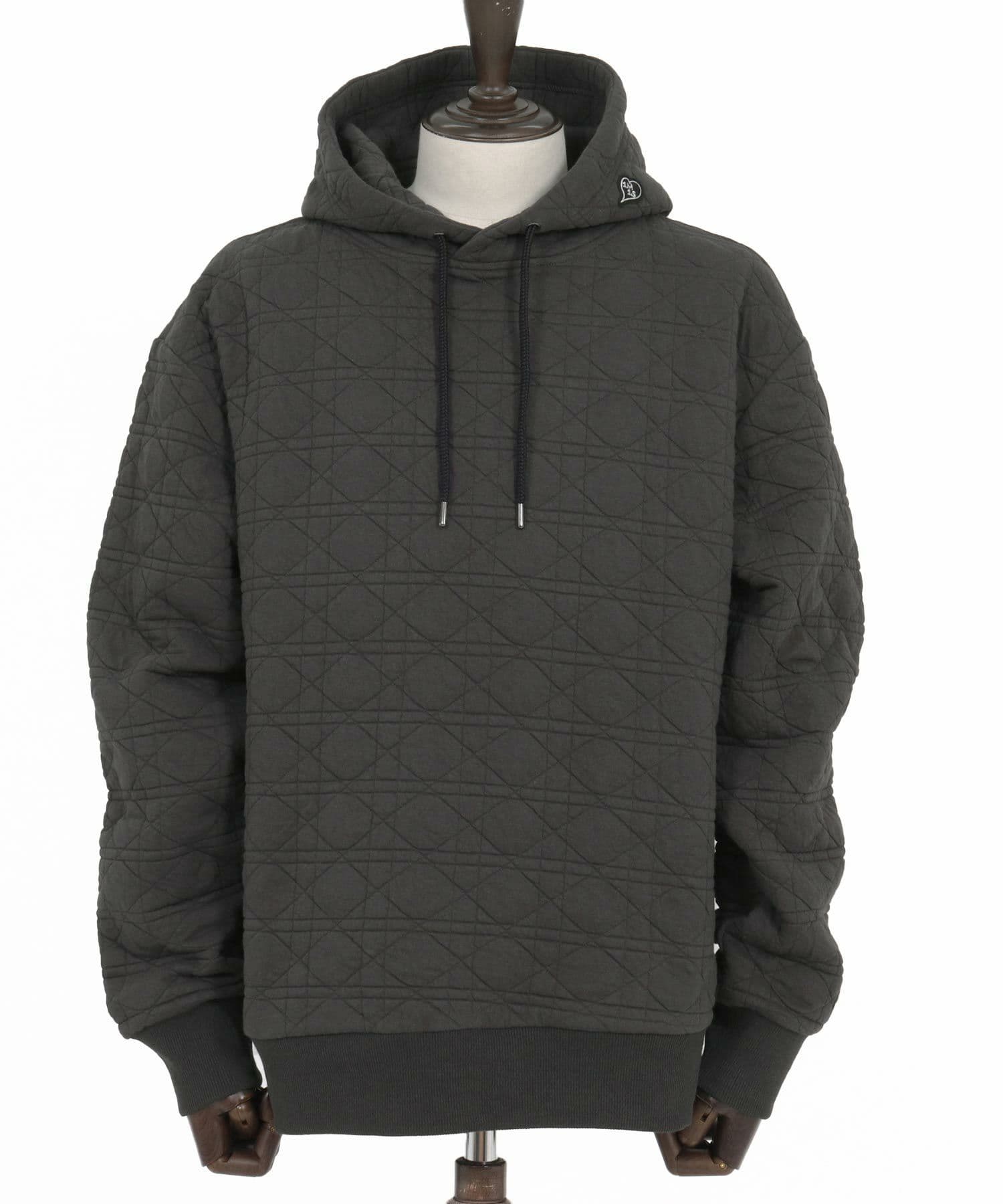 【Men's】キルティングサイドジップパーカー