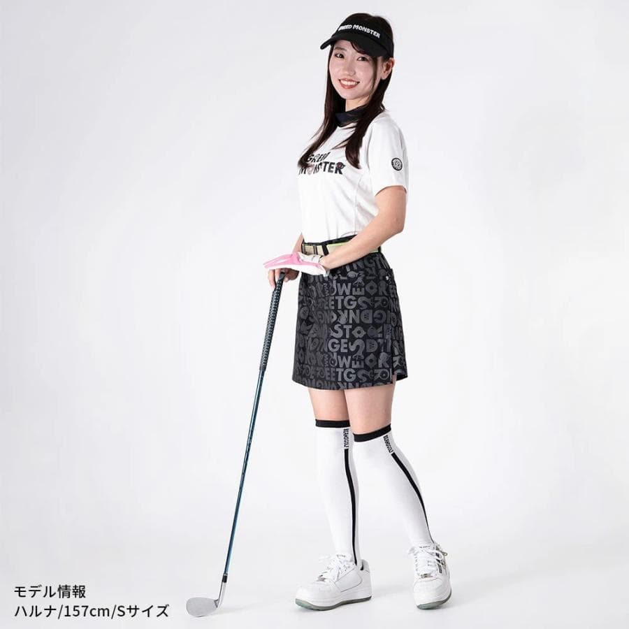 【Women's】パネルプリント スカートパンツ