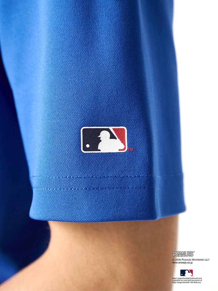 【Men's】【PEANUTS×MLB】コラボモックネックTシャツ