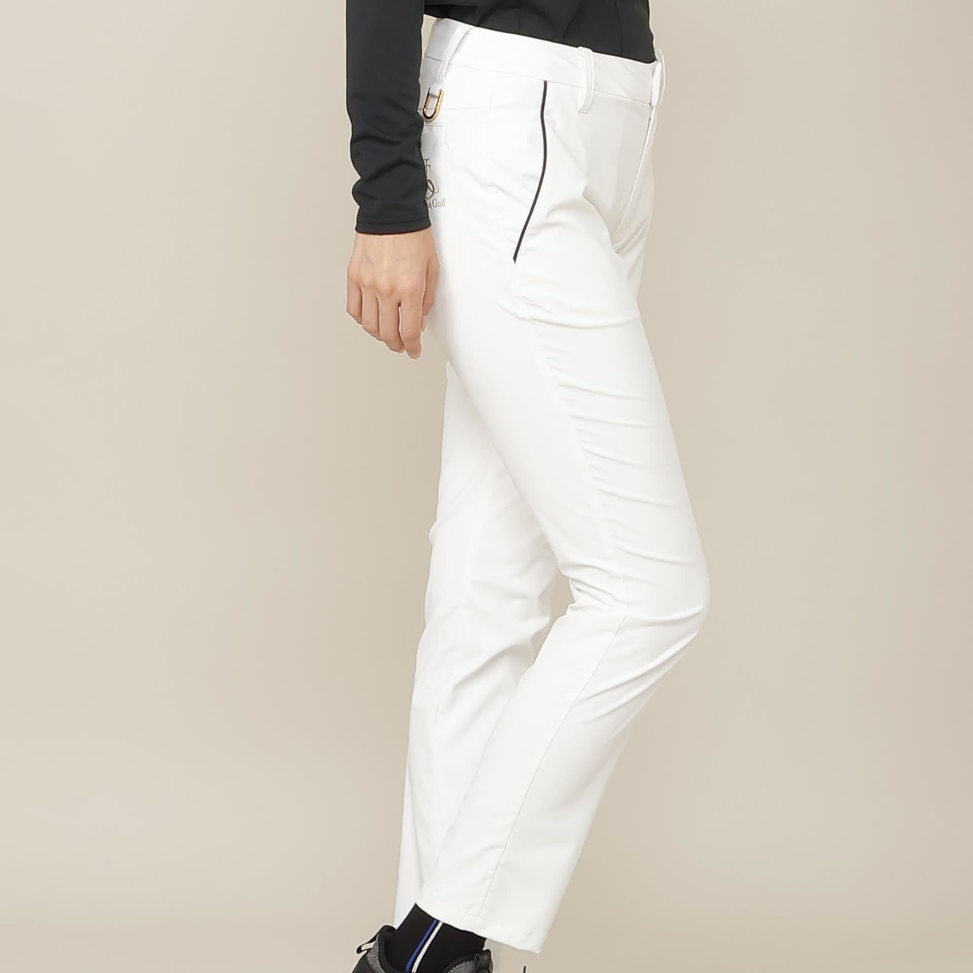 【Women's】【接触冷感/UVカット/遮熱素材/透け防】超フルダル遮熱パンツ