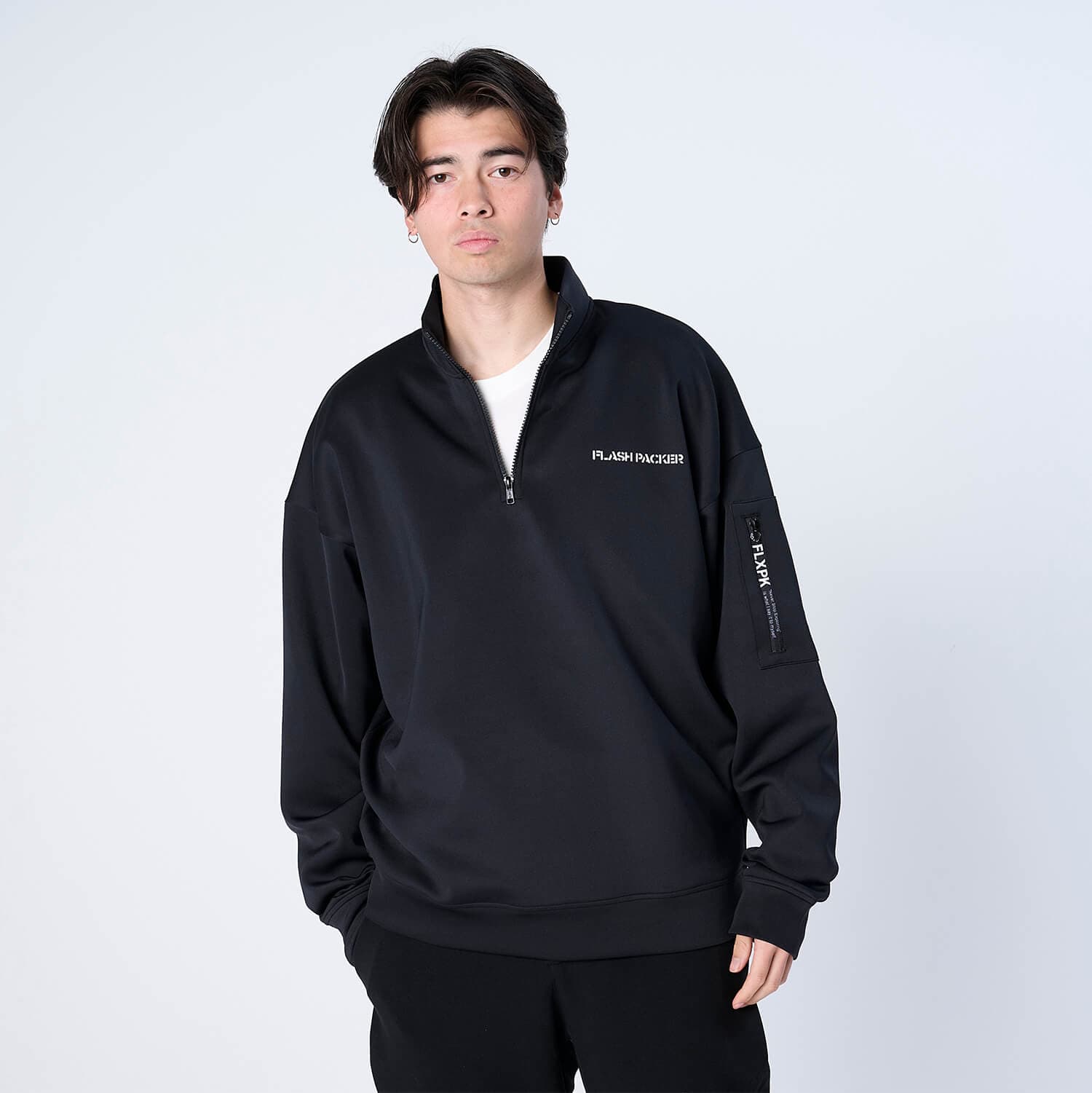 【Unisex】XP-AIR HALFZIP エアテンション® ハーフジップスウェット
