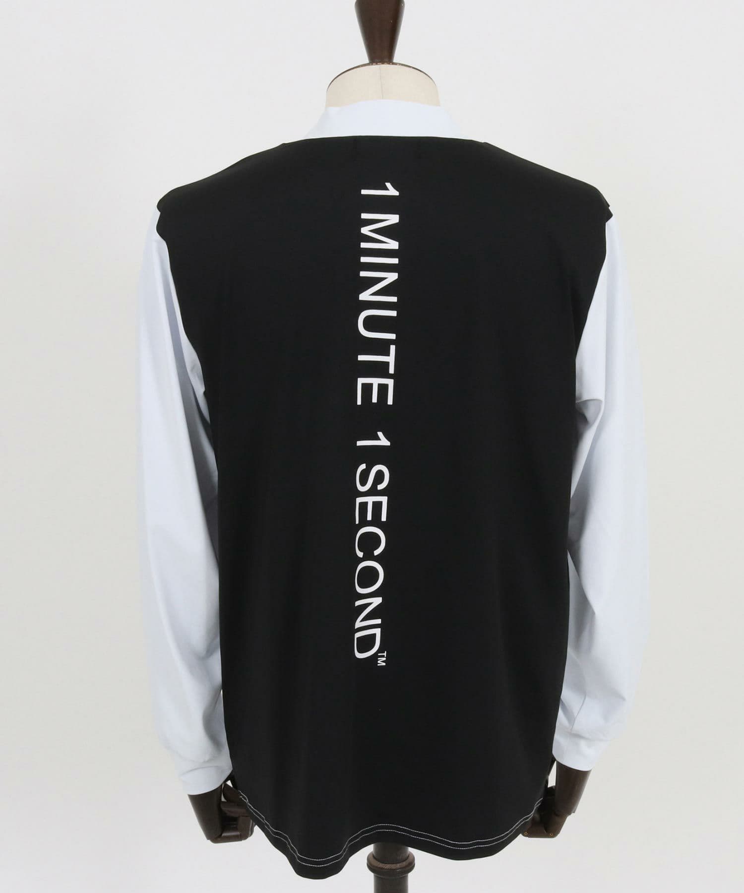 【Men's】長袖モックネックカットソー