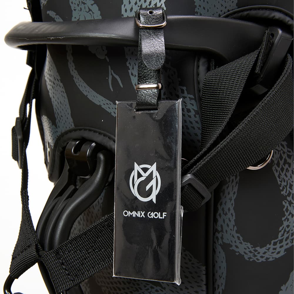 【Unisex】×OMNiX GOLF SNAKE PATTERN CADDIE BAG
