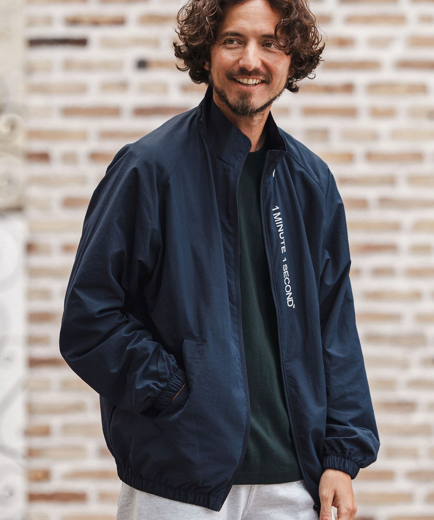 【Men's】ナイロンスタンドカラージャケット