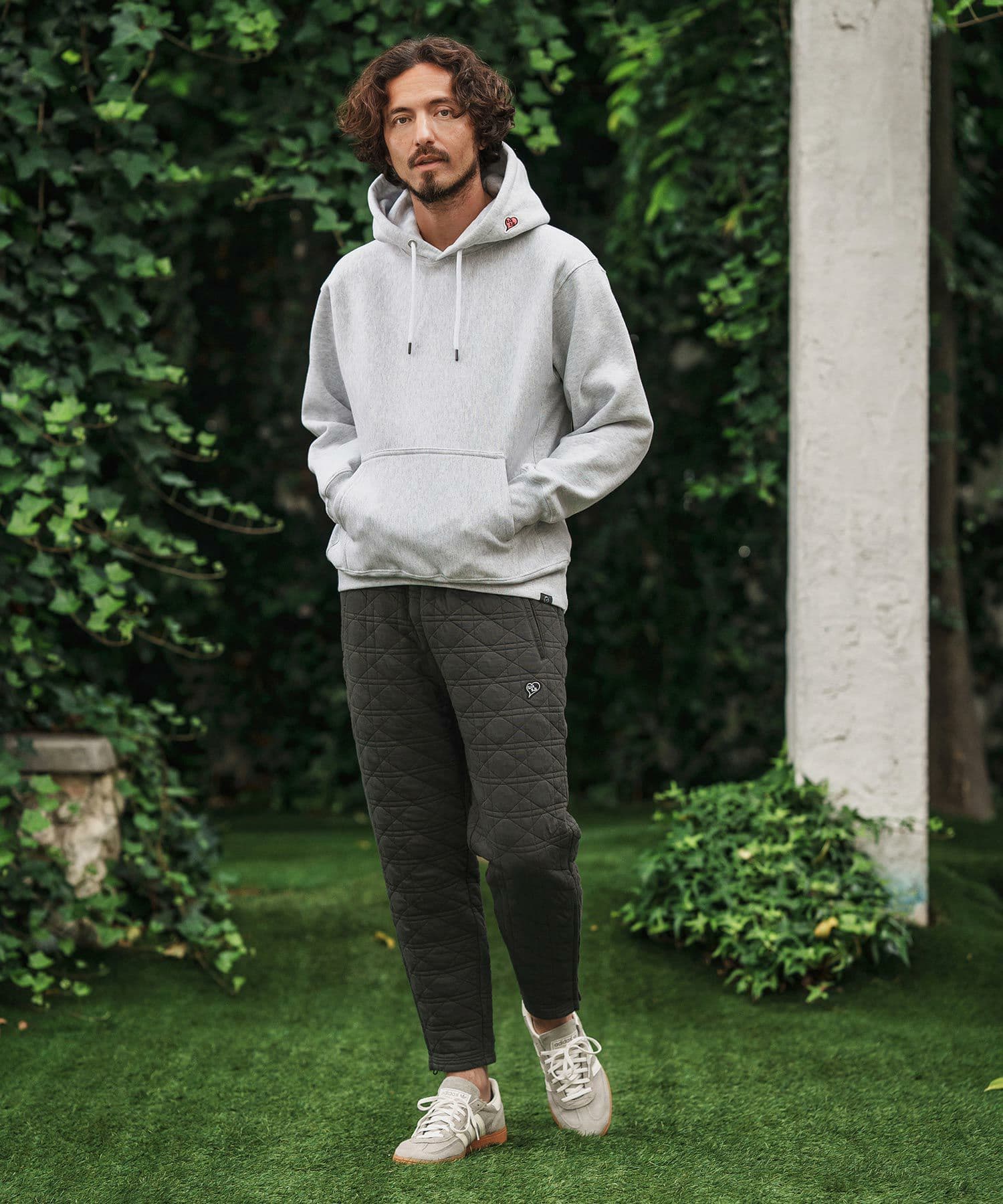 【Men's】キルティングサイドジップパンツ