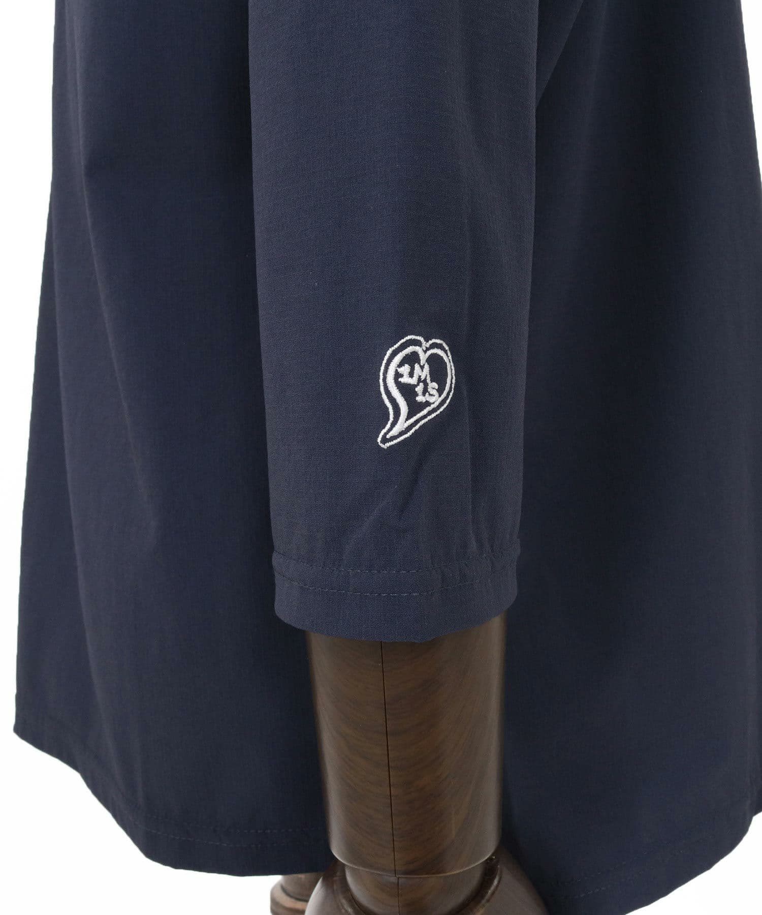 【Men's】バンドカラープルオーバーシャツ
