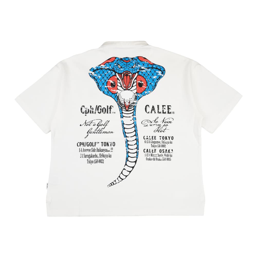 【Men's】CALEE x Cph/Golf HENRY NECK COBRA TEE