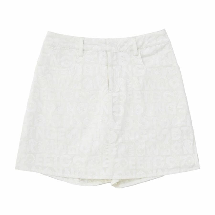 【Women's】パネルプリント スカートパンツ