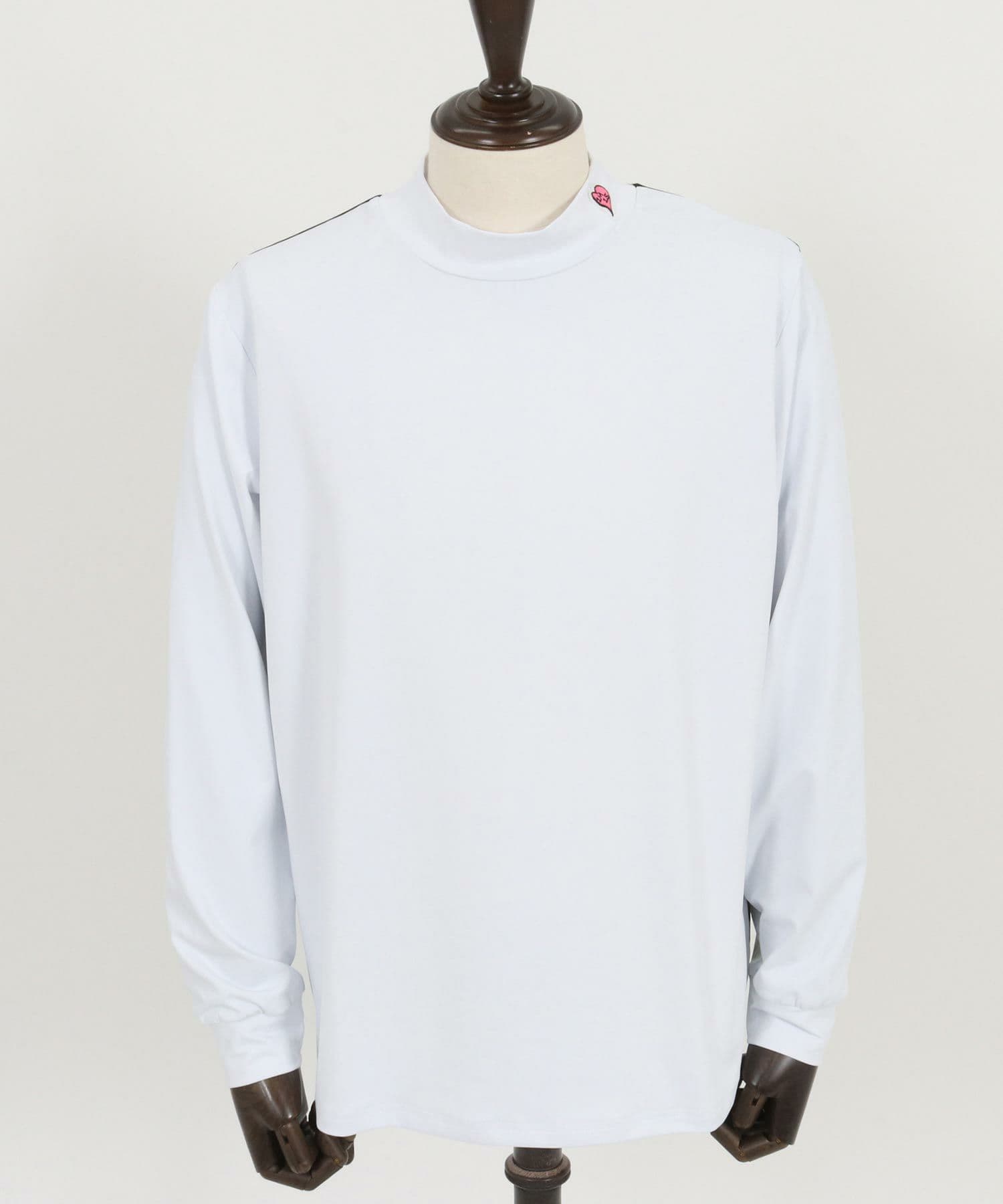 【Men's】長袖モックネックカットソー