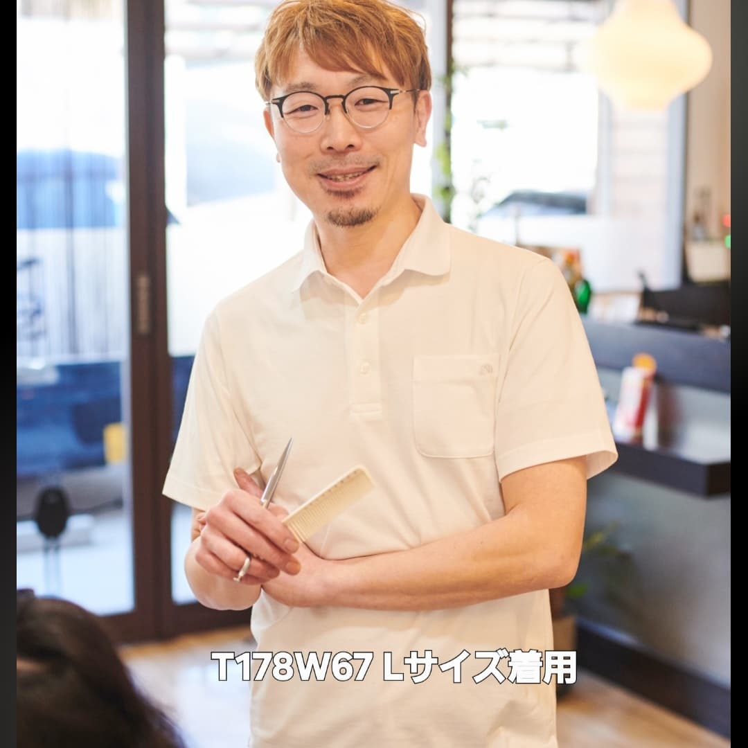 【Men's】ポロクイックドライ天竺半袖