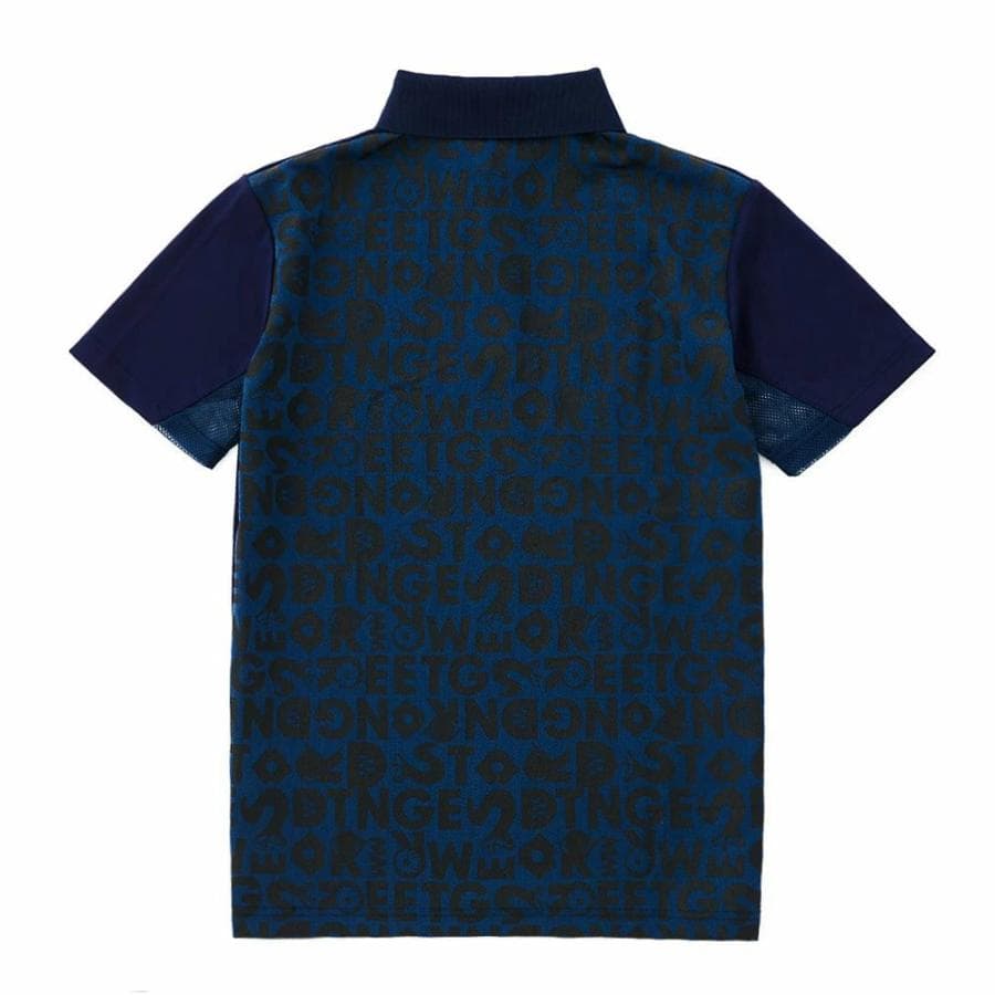 【Men's】バッグボディパネルプリント ポロ