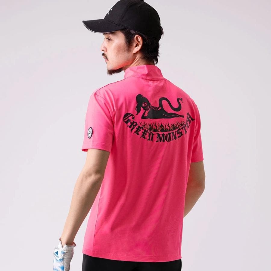 【Men's】ゲキリンアテラ ネオンカラーモックT