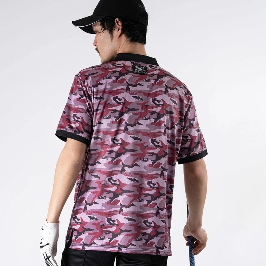 【Men's】アテラカモフラージュ メッシュポロ