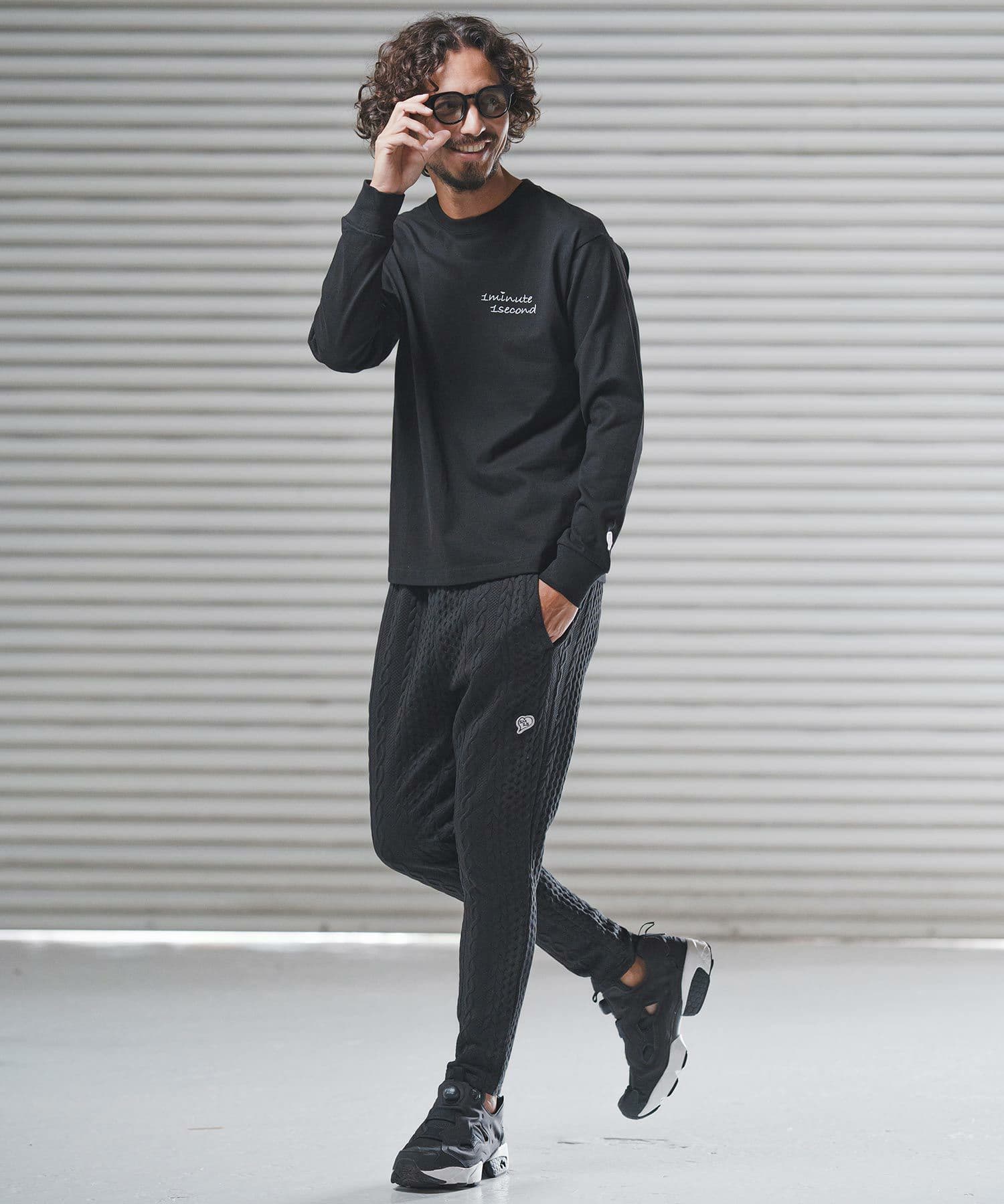 【Men's】ケーブルニットパンツ