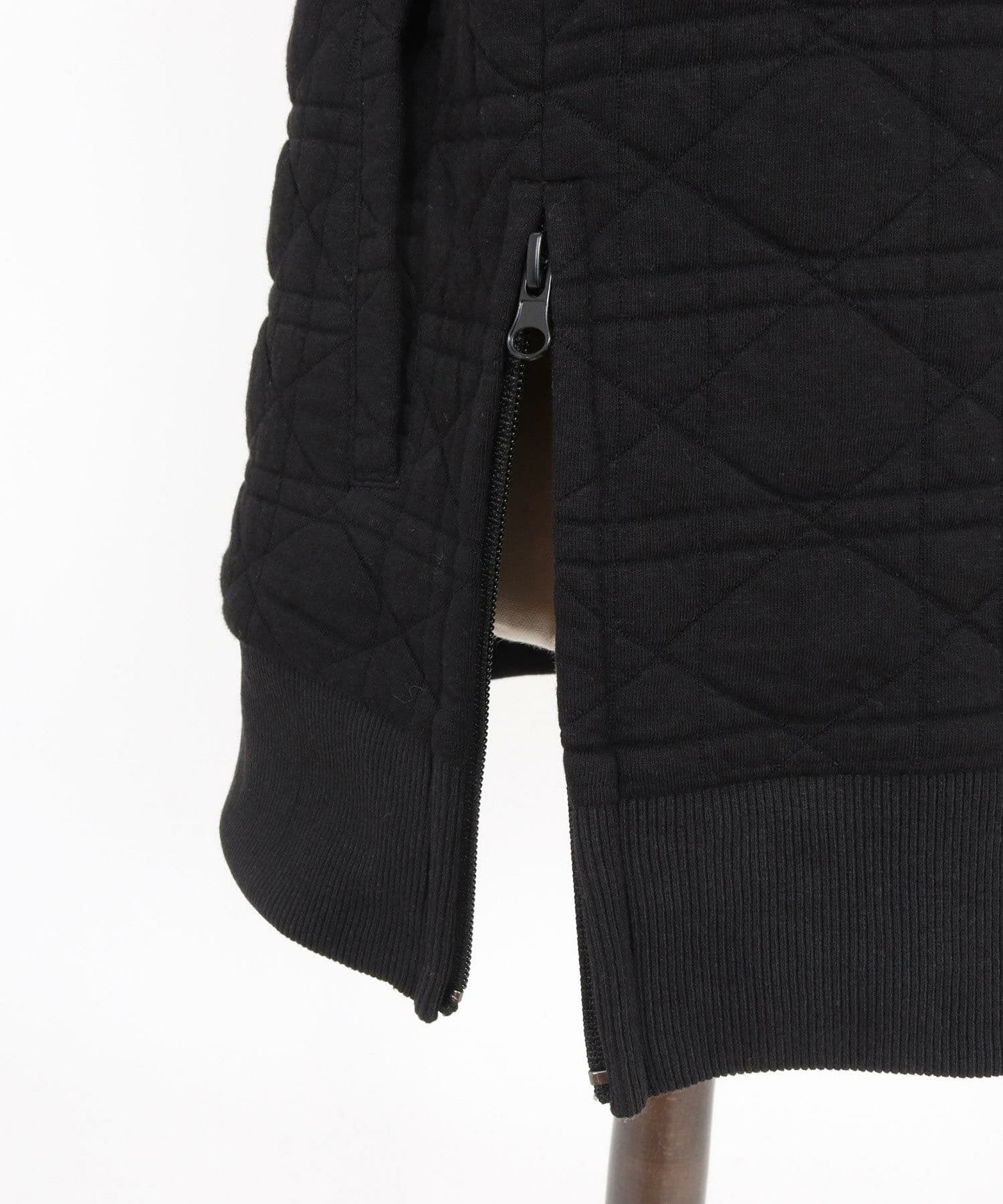 【Men's】キルティングサイドジップパーカー
