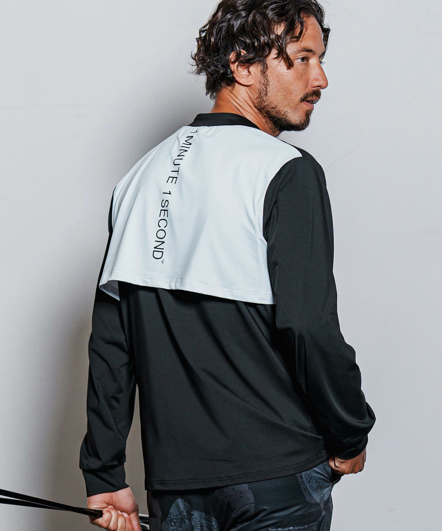 【Men's】ジップハイネックカットソー