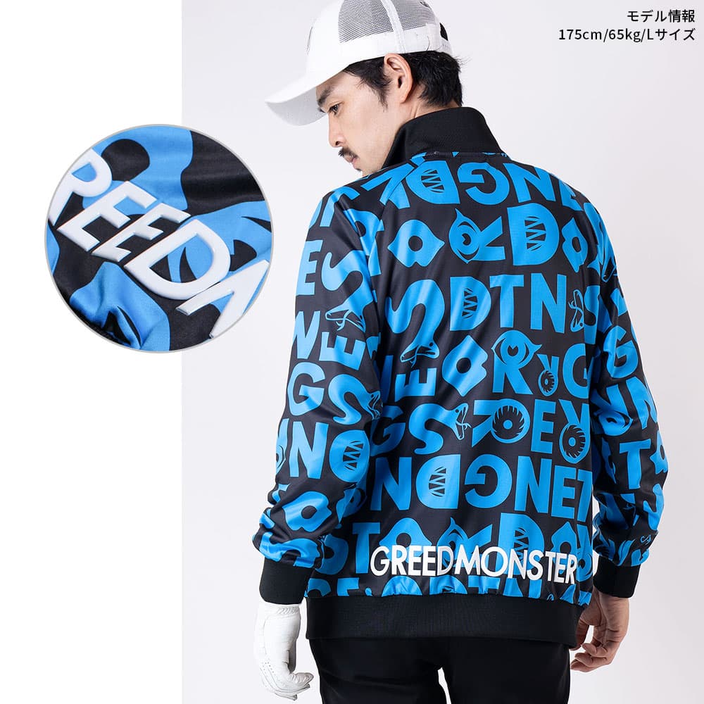 【Men's】総柄プリント トラックJK