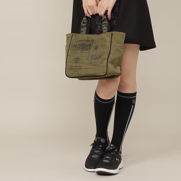 【Item's】地図プリントカートバッグ