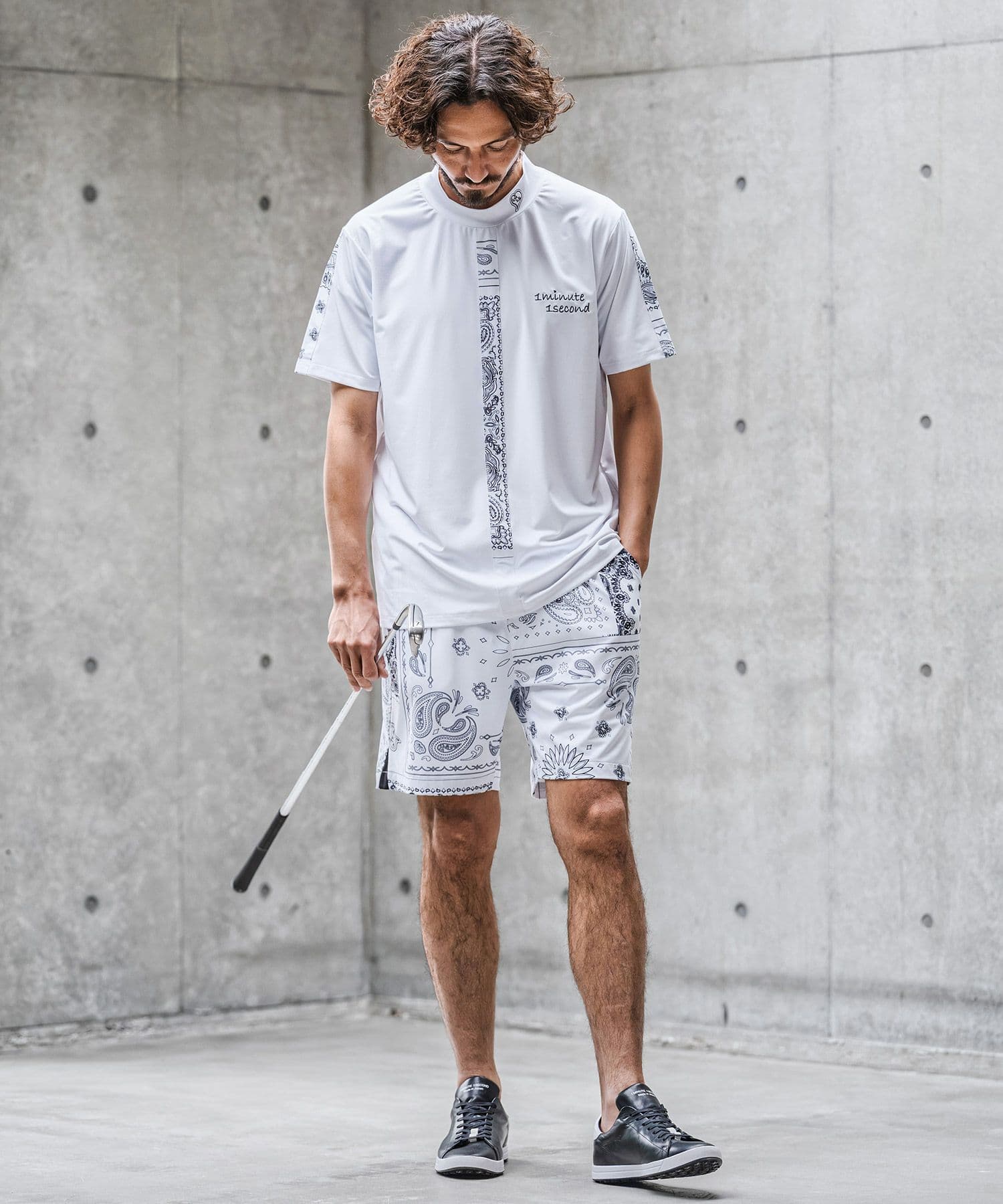 【Men's】モックネックカットソー