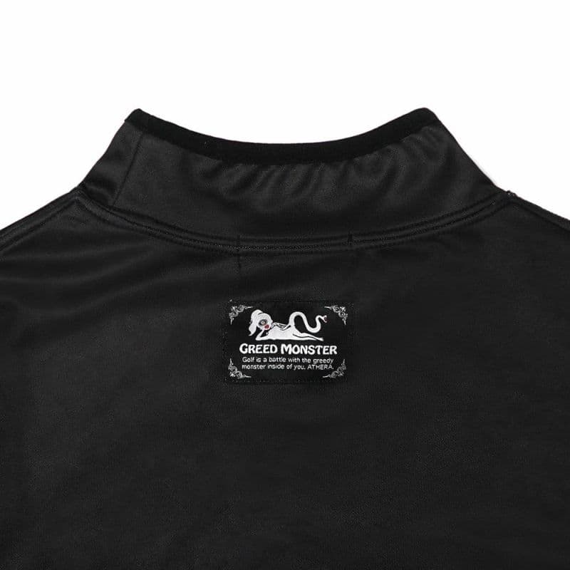 【Women's】レースパッチロゴ モック長袖CU