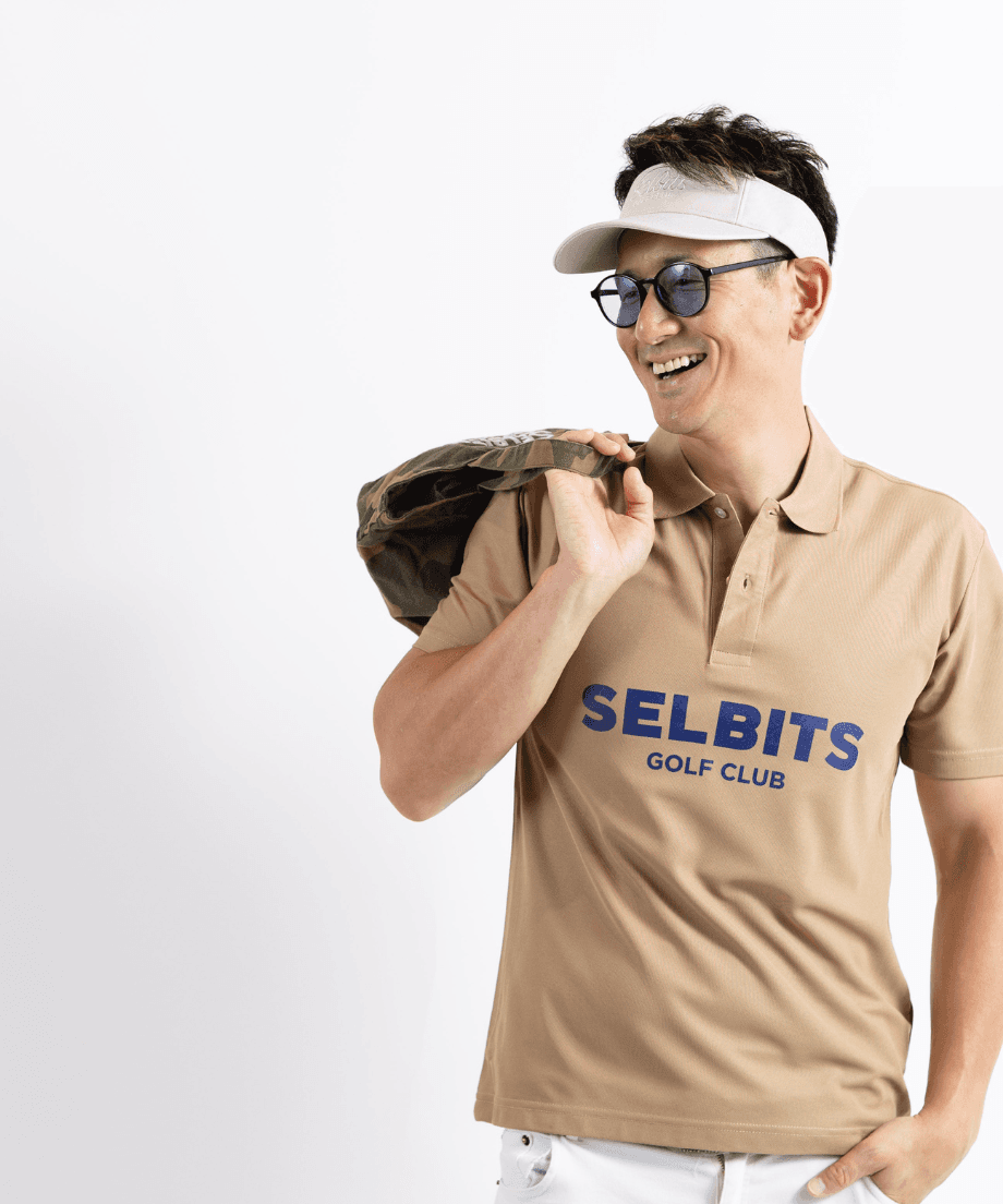 【Unisex】NO BUNKERS NO SPLASH Polo ”sand khaki”